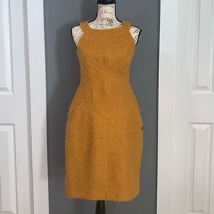 CHANEL Vintage Gold Mohair Blend Dress